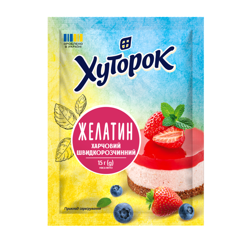 Желатин ТМ "Хуторок" 15г.